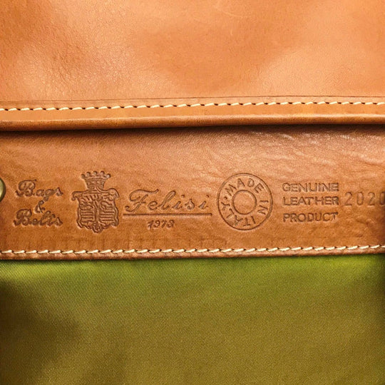 Felisi Handbag 20207 Nylon / leather khaki Men's Women Handbag unisex(Unisex) Used Authentic