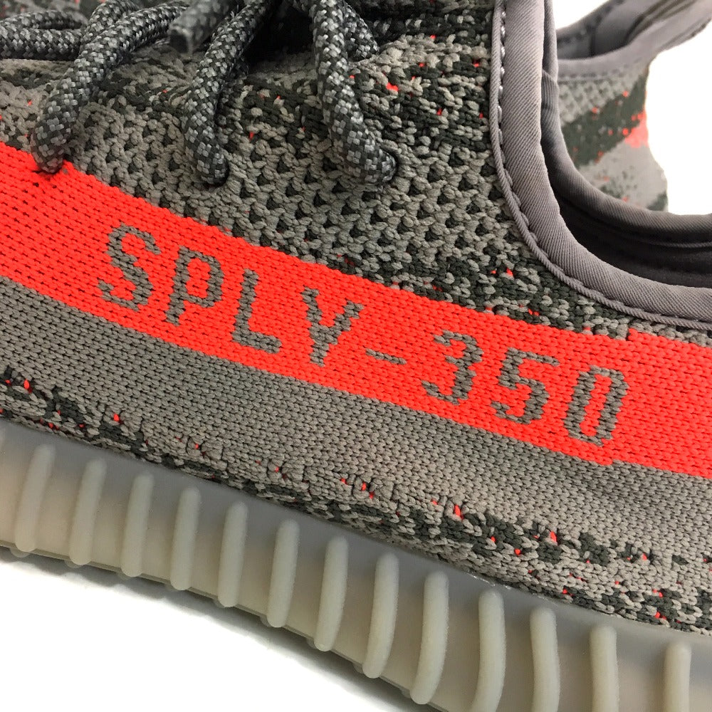 adidas sneakers BB1826 fabric gray Easy boost YEEZY BOOST 350 V2 BELUGA mens 9 1/2 Used Authentic