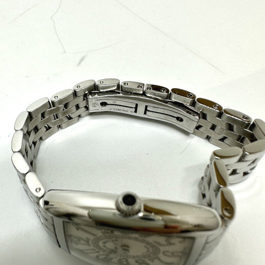 FRANCK MULLER Watches Quartz 1752QZRELCD1RAC Stainless Steel Silver トノウカーベックス Diamond white dial