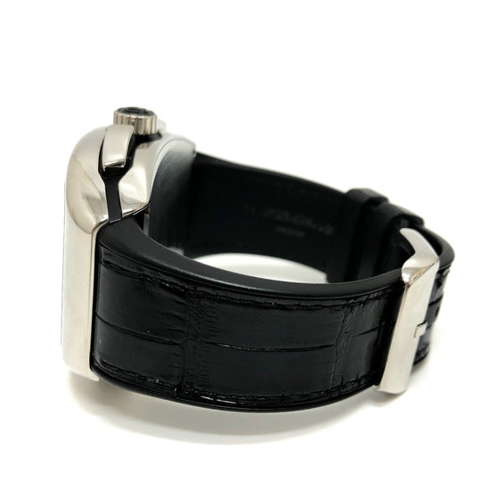 FRANCK MULLER Watches Mechanical Automatic V45CCDT Stainless Steel, Rubber Silver Vanguard Date black dial mens Used Authentic