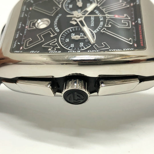FRANCK MULLER Watches Mechanical Automatic V45CCDT Stainless Steel, Rubber Silver Vanguard Date black dial mens Used Authentic