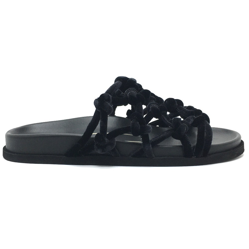 N�‹21 Sandals Rubber, Velvet black N21 Women 36 Used Authentic