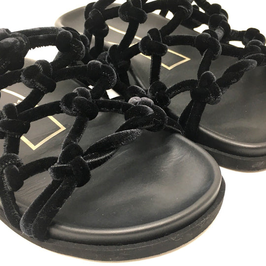 N�‹21 Sandals Rubber, Velvet black N21 Women 36 Used Authentic