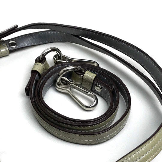 COACH Shoulder Bag 17065 Patent leather Gray type Patent Andy Cinchid Men's Women unisex(Unisex) Used Authentic