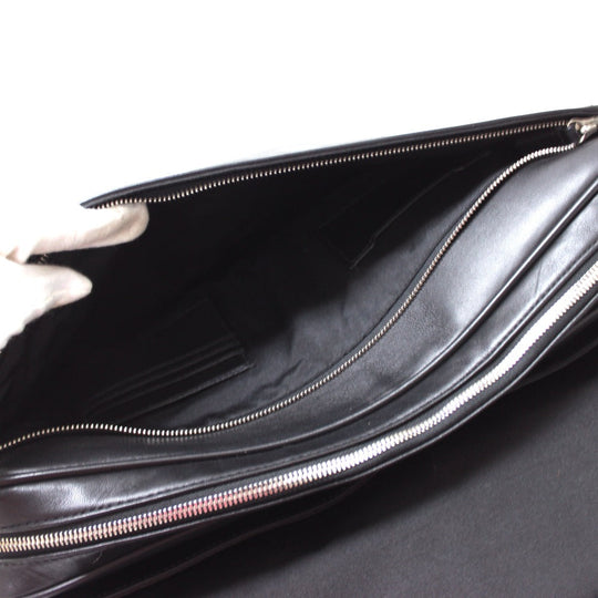 COACH Business bag F70096 leather black mens Used Authentic