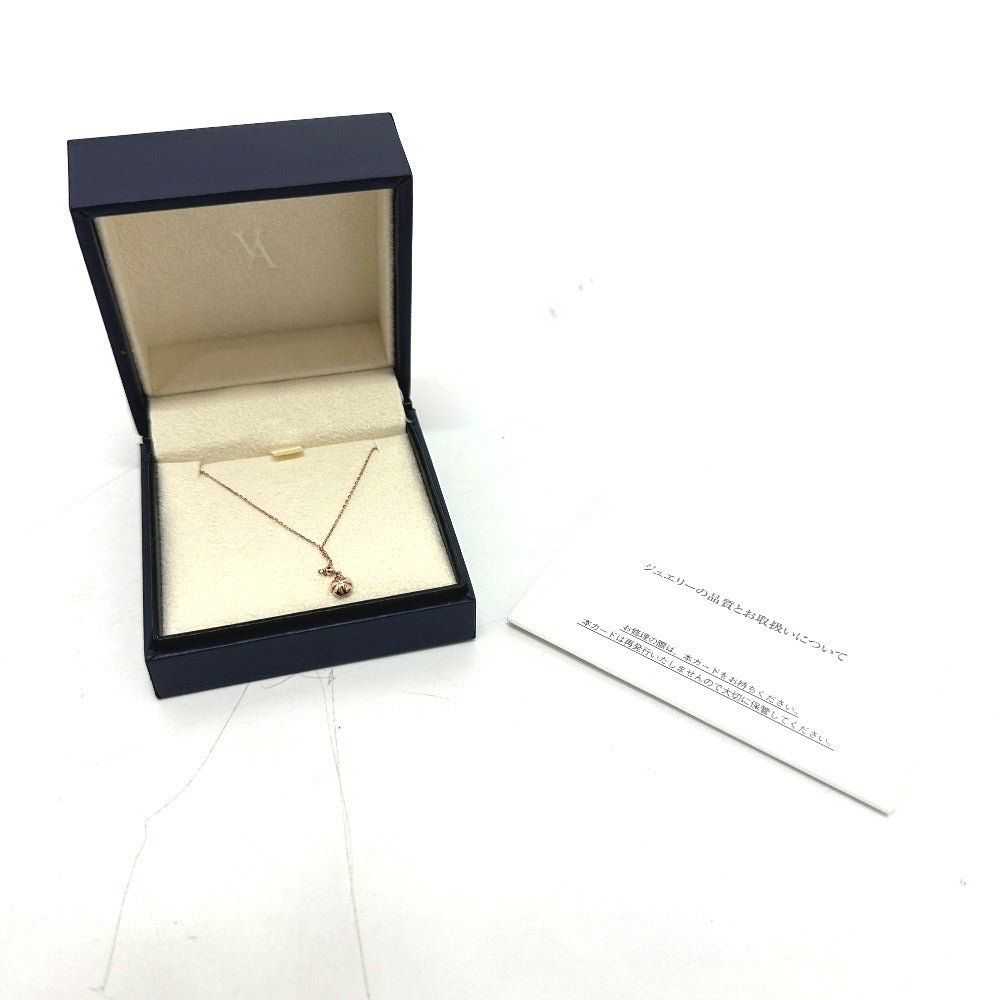 VANDOME Necklace K10 gold K10 1P zirconia Women Used Authentic