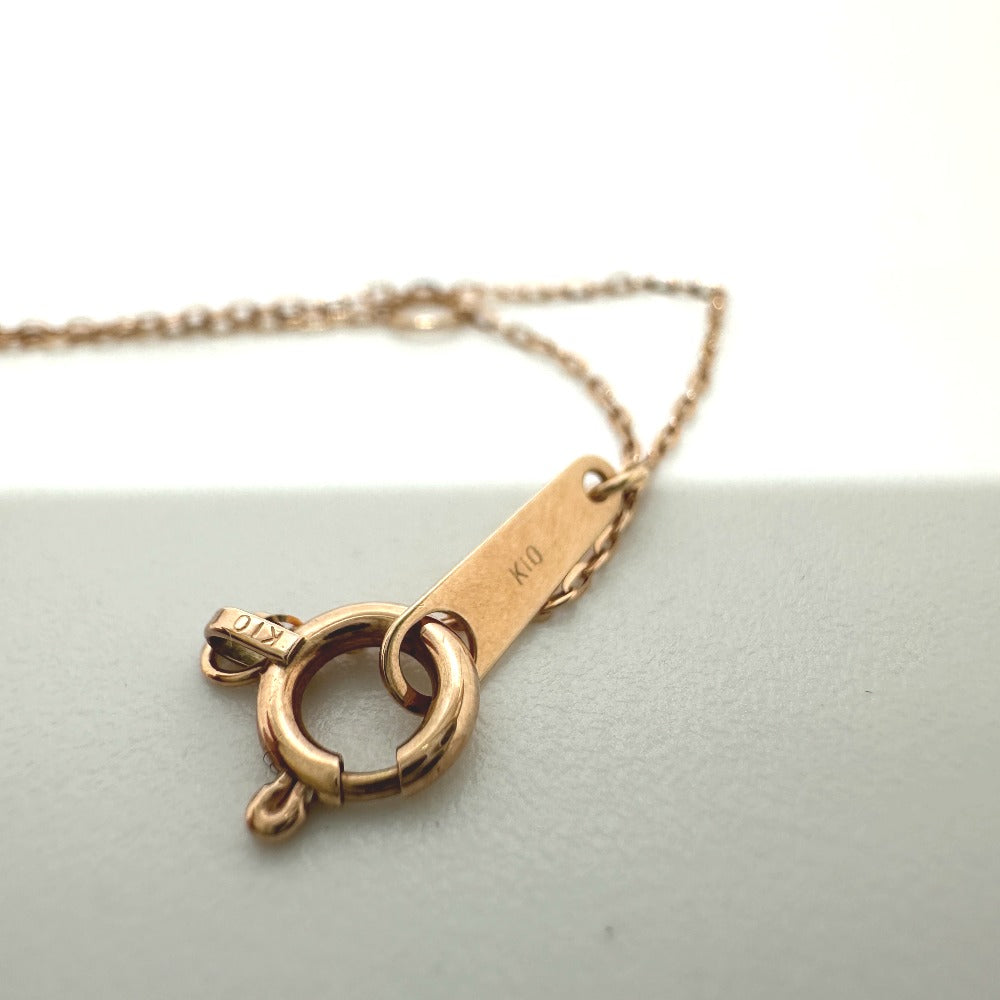 VANDOME Necklace K10 gold K10 1P zirconia Women Used Authentic
