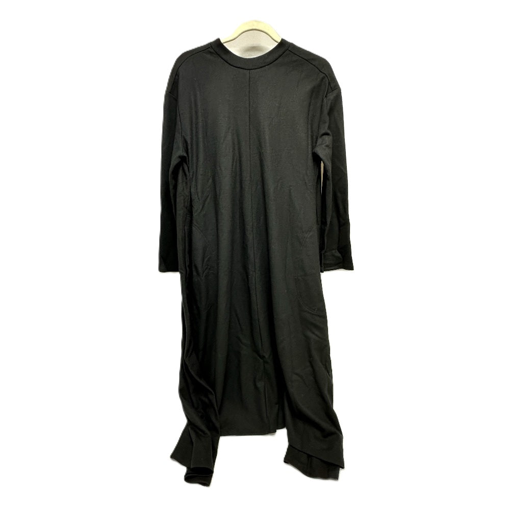 LE CIEL LEU one piece 20A65620 wool black V-neck, 3/4 length Women 36 Used Authentic