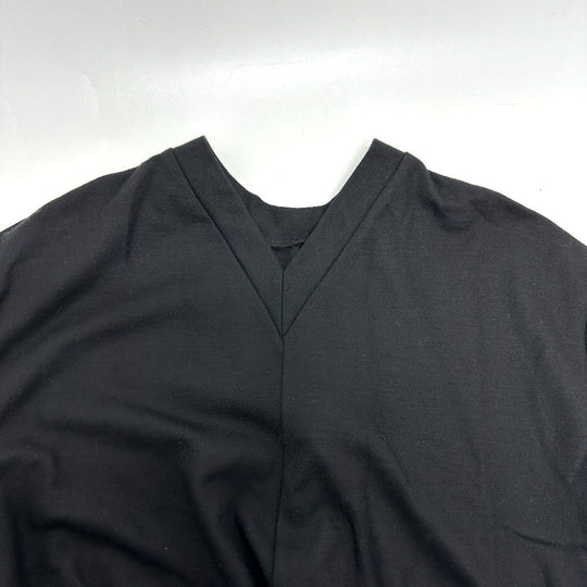 LE CIEL LEU one piece 20A65620 wool black V-neck, 3/4 length Women 36 Used Authentic