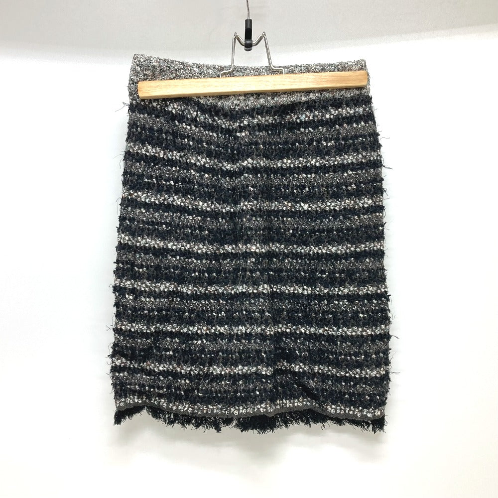 LE CIEL LEU setup 25‚r61413  25‚r61414 cotton black tweed Women 36 Used Authentic