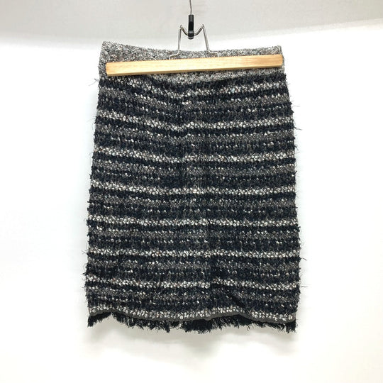 LE CIEL LEU setup 25‚r61413  25‚r61414 cotton black tweed Women 36 Used Authentic