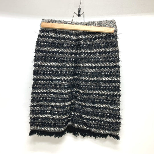 LE CIEL LEU setup 25‚r61413  25‚r61414 cotton black tweed Women 36 Used Authentic