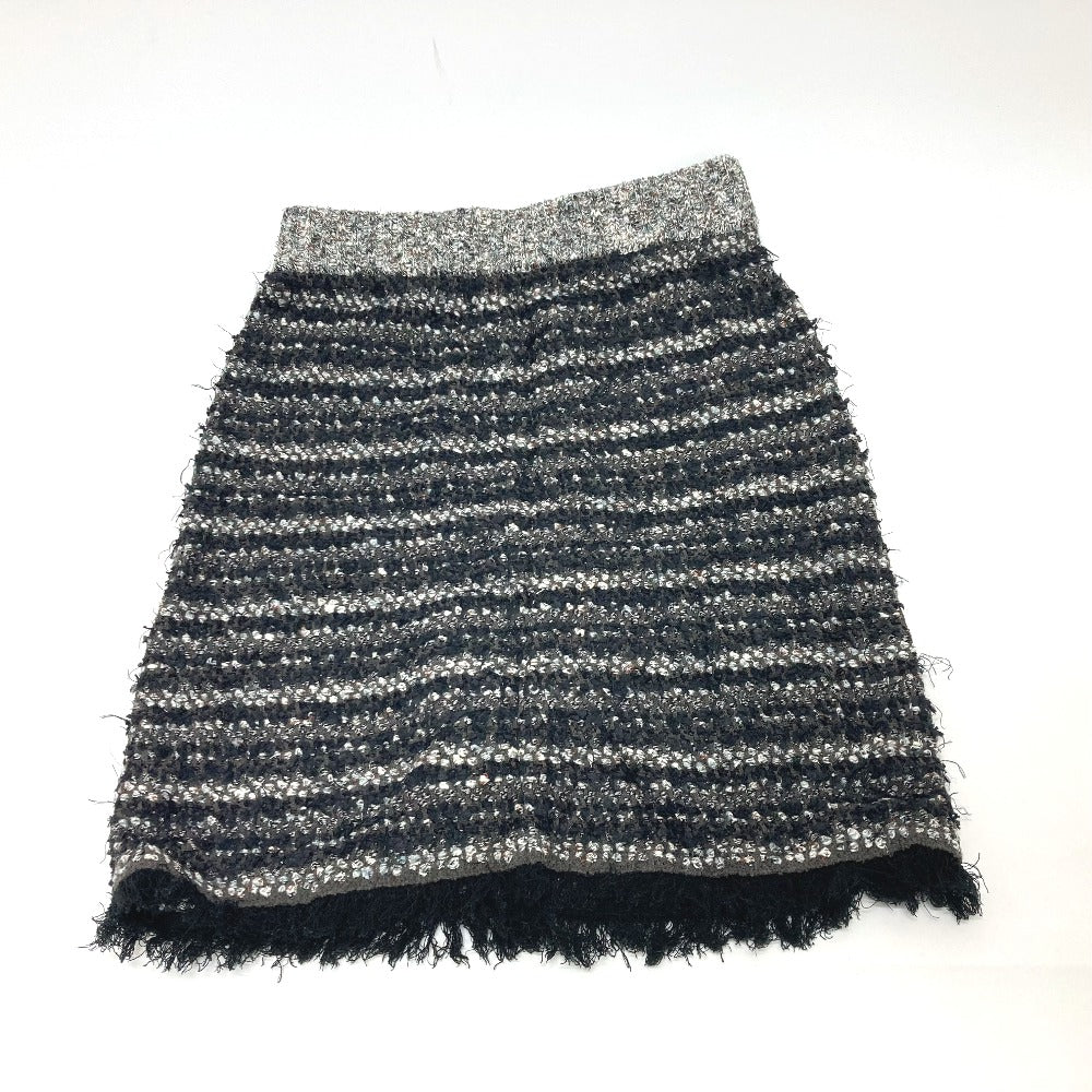 LE CIEL LEU setup 25‚r61413  25‚r61414 cotton black tweed Women 36 Used Authentic