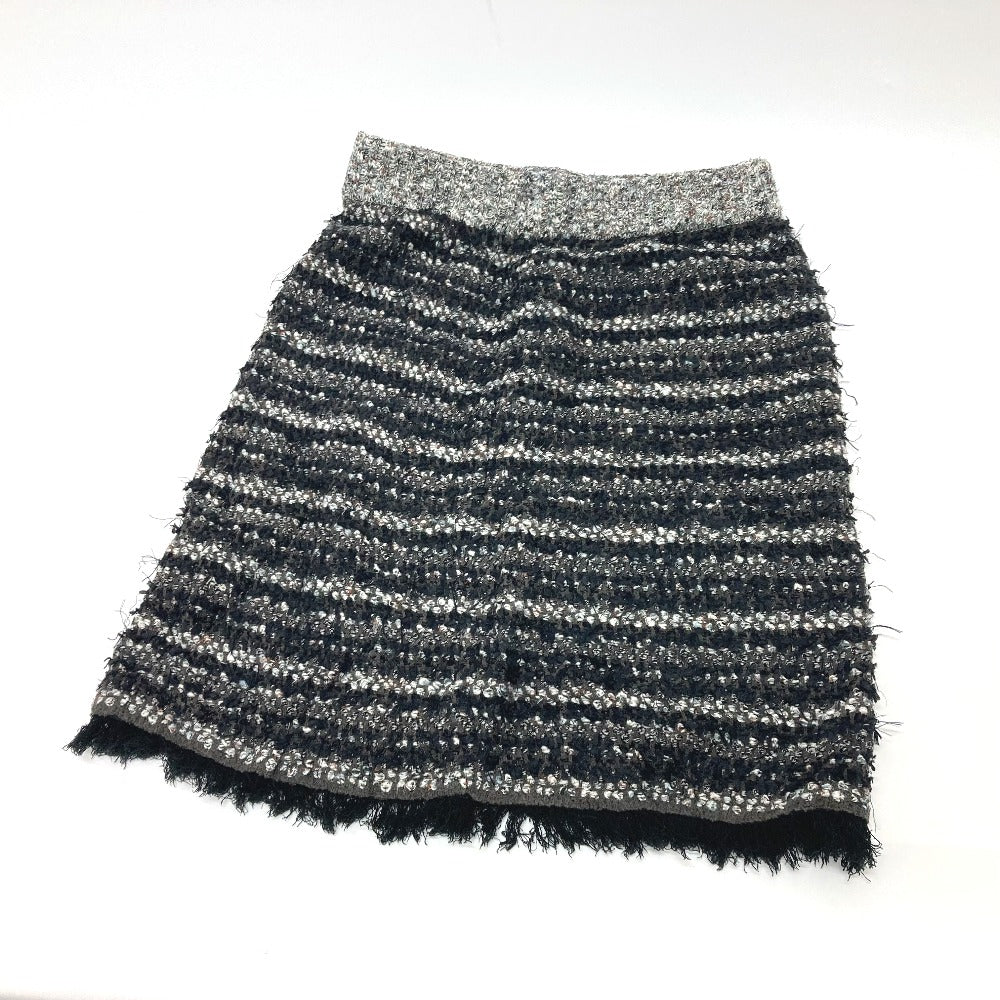 LE CIEL LEU setup 25‚r61413  25‚r61414 cotton black tweed Women 36 Used Authentic