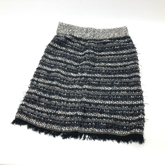 LE CIEL LEU setup 25‚r61413  25‚r61414 cotton black tweed Women 36 Used Authentic