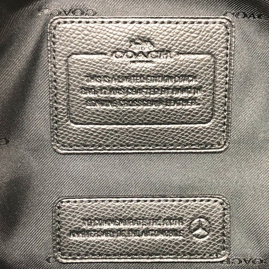 COACH Tote Bag 72114G   leather black Mercedes benz metropolitan mens Used Authentic