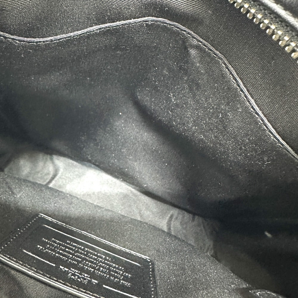 COACH Shoulder Bag ‚e71764 leather black signature houston mens Used Authentic