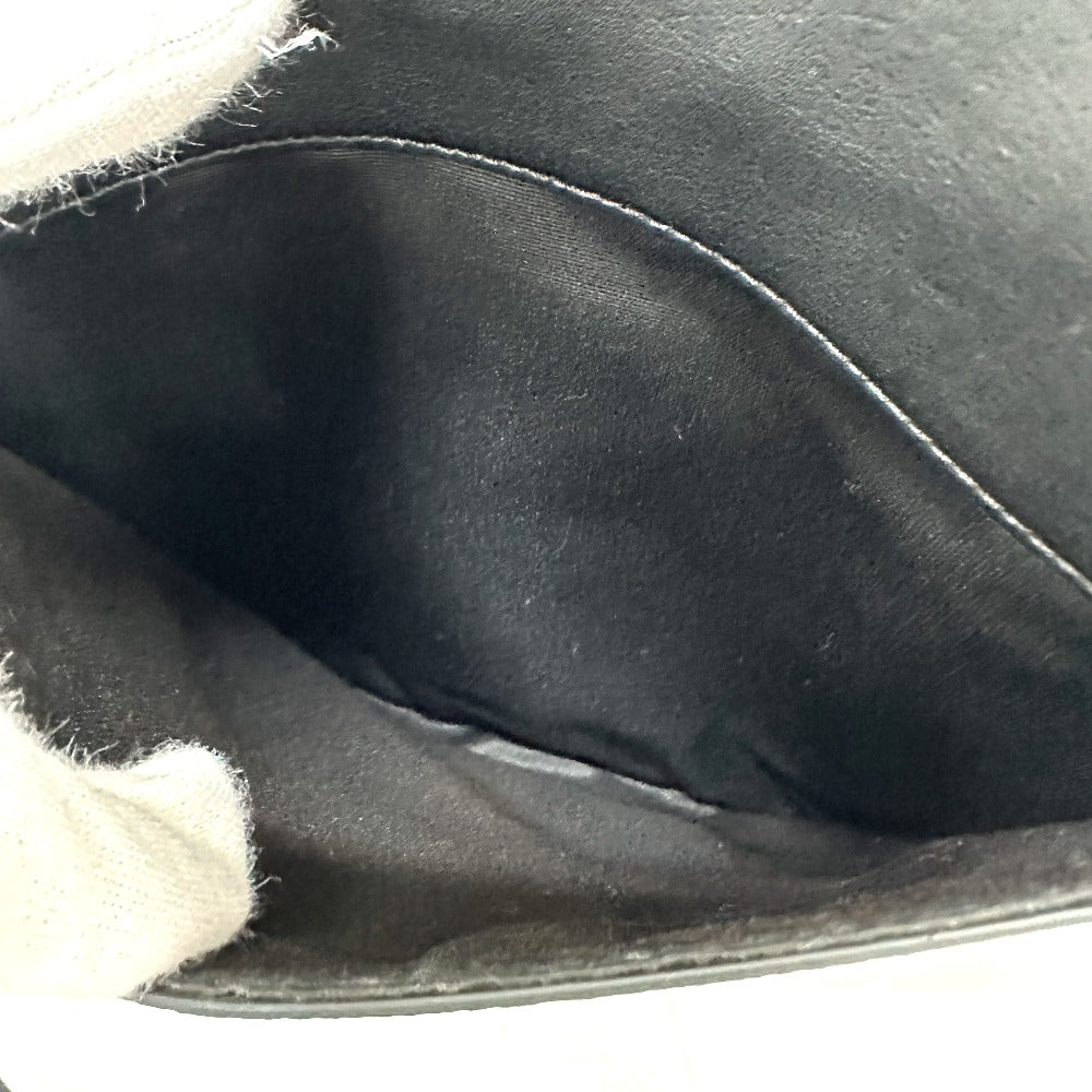 COACH Shoulder Bag ‚e71764 leather black signature houston mens Used Authentic