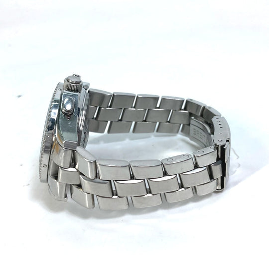 BREITLING Watches Quartz A78362 Stainless Steel Silver Chronometer Ana-Digi black dial