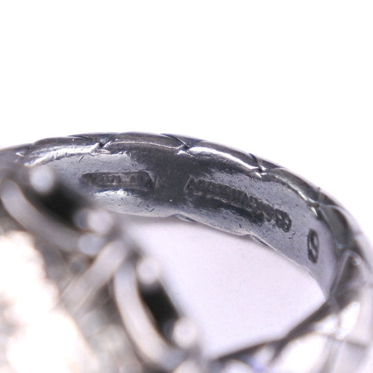 BOTTEGAVENETA Ring Silver925 Silver No. 9 INTRECCIATO Women No. 9 Used Authentic