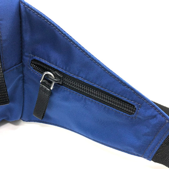 PRADA Waist bag 2VL001 Nylon blue Triangle logo