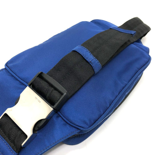 PRADA Waist bag 2VL001 Nylon blue Triangle logo