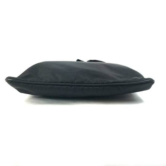 PRADA Shoulder Bag 2VH053 Nylon / leather black Bag Triangle logo mens Used Authentic