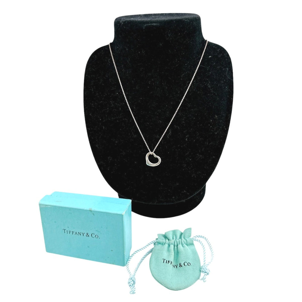 TIFFANY&Co. Necklace Silver925 Silver heart With Box Silver925 Women Used Authentic