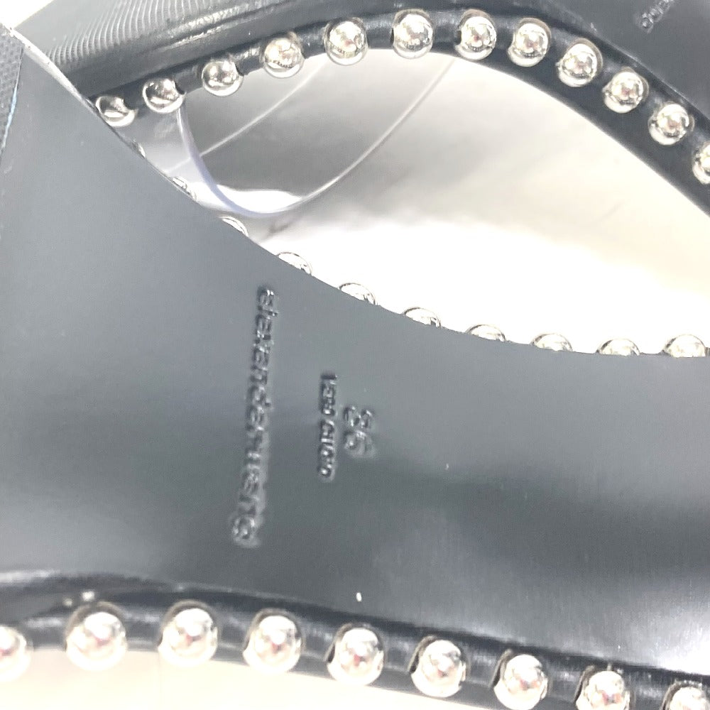 Alexander Wang Sandals 3037S0000M leather black shoes Nova Women 36 Used Authentic