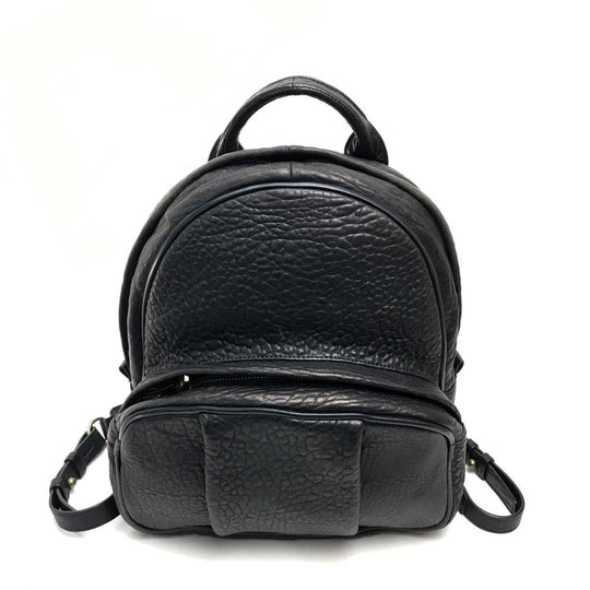 Alexander Wang Backpack 204113 leather black Dumbo backpack Women Used Authentic