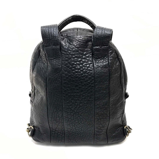 Alexander Wang Backpack 204113 leather black Dumbo backpack Women Used Authentic