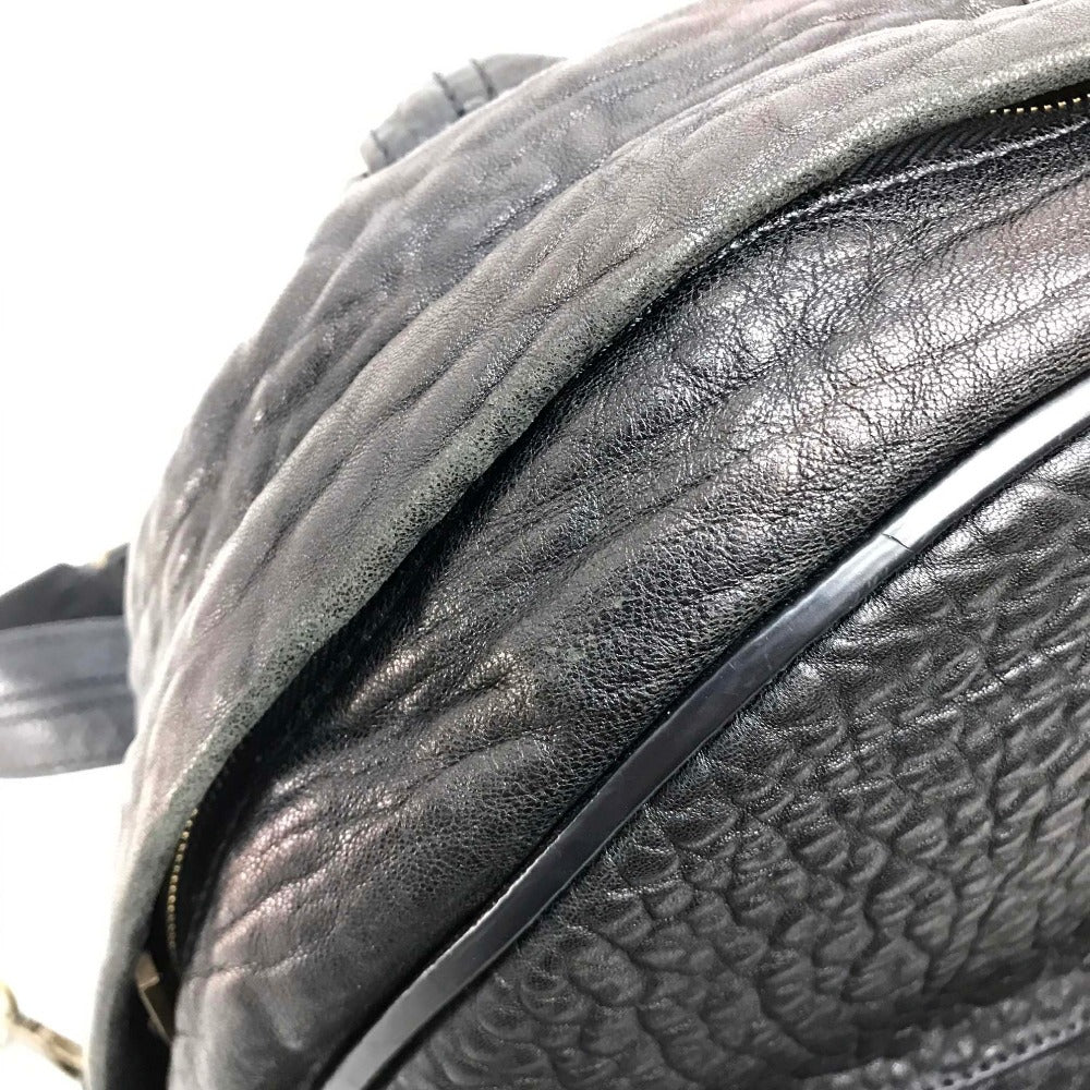 Alexander Wang Backpack 204113 leather black Dumbo backpack Women Used Authentic