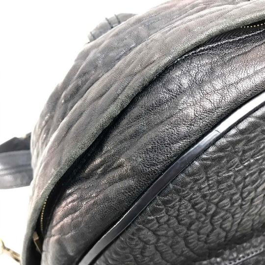Alexander Wang Backpack 204113 leather black Dumbo backpack Women Used Authentic
