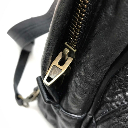 Alexander Wang Backpack 204113 leather black Dumbo backpack Women Used Authentic