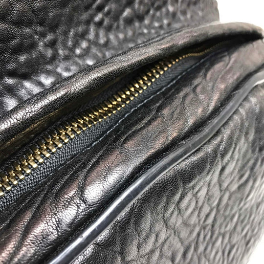 Alexander Wang Backpack 204113 leather black Dumbo backpack Women Used Authentic