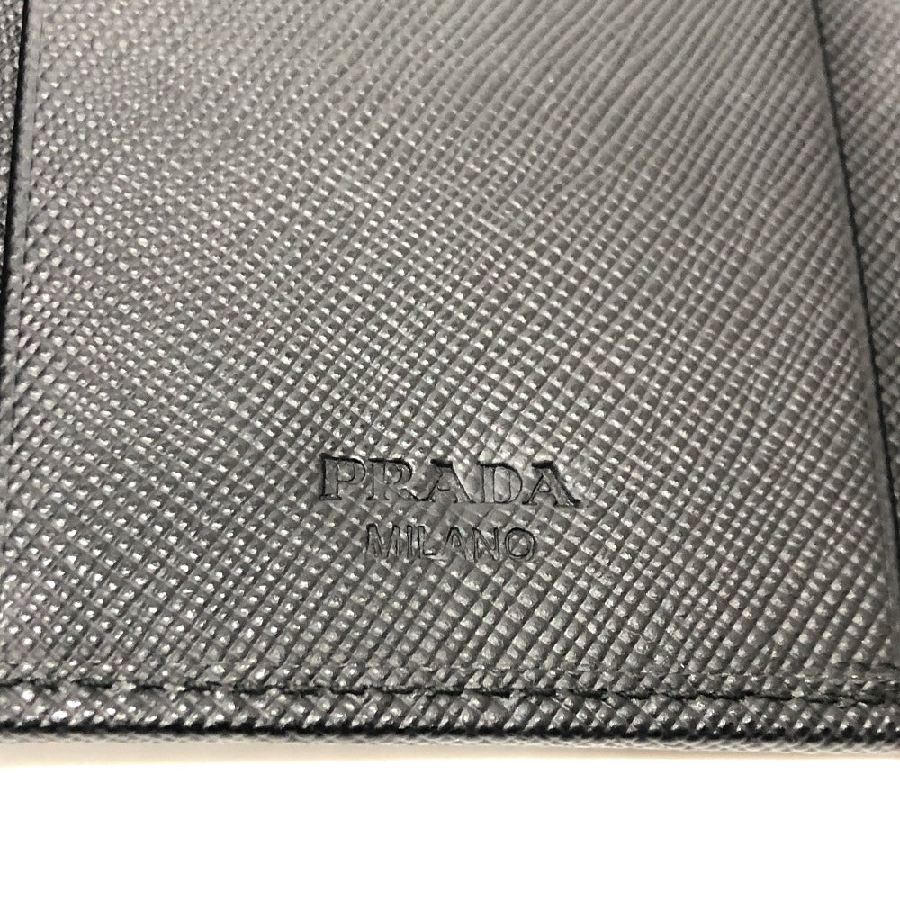 PRADA Key case Key holder  Nylon black Camouflage camouflage Women Used Authentic