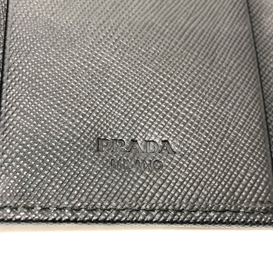 PRADA Key case Key holder  Nylon black Camouflage camouflage Women Used Authentic