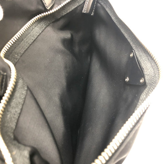PRADA Tote Bag Nylon black Triangular plate Women Used Authentic