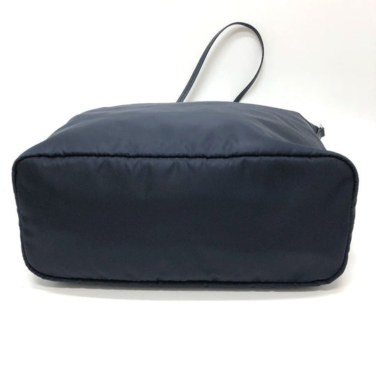 PRADA Shoulder Bag 1BG189 Nylon Navy Triangle logo Tote Bag/Crossbody