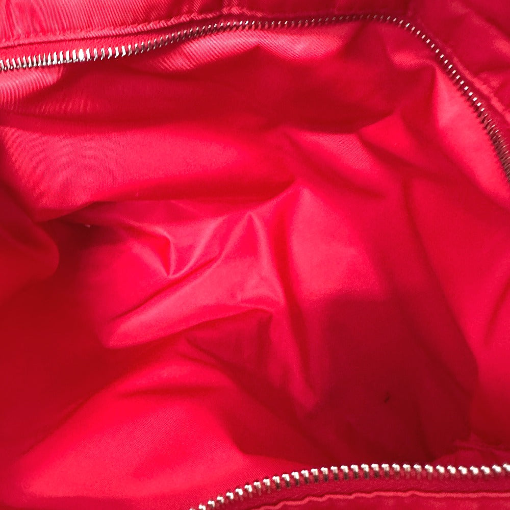 PRADA Tote Bag 2VG082 Nylon Red Re-Nylon padding