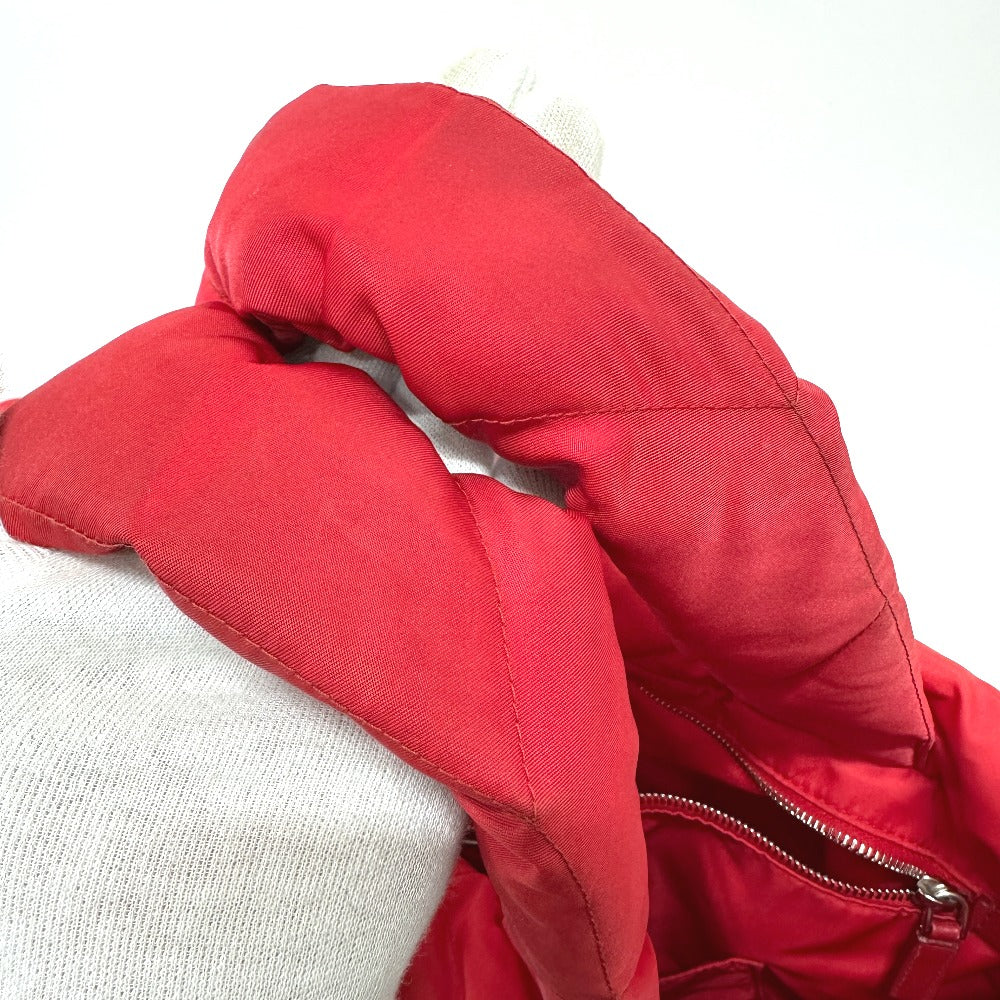 PRADA Tote Bag 2VG082 Nylon Red Re-Nylon padding