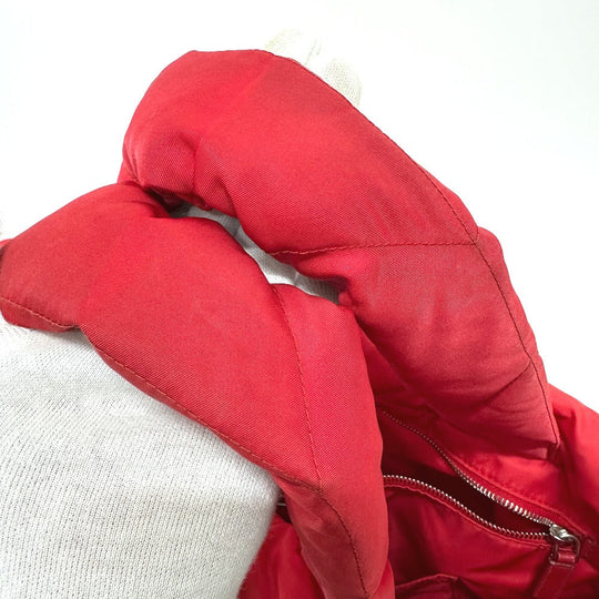 PRADA Tote Bag 2VG082 Nylon Red Re-Nylon padding