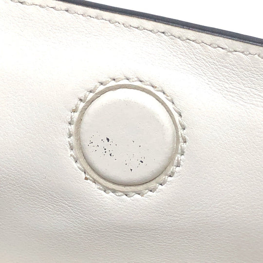 PRADA Handbag 1BA071 Safiano leather black logo bicolor Women Used Authentic