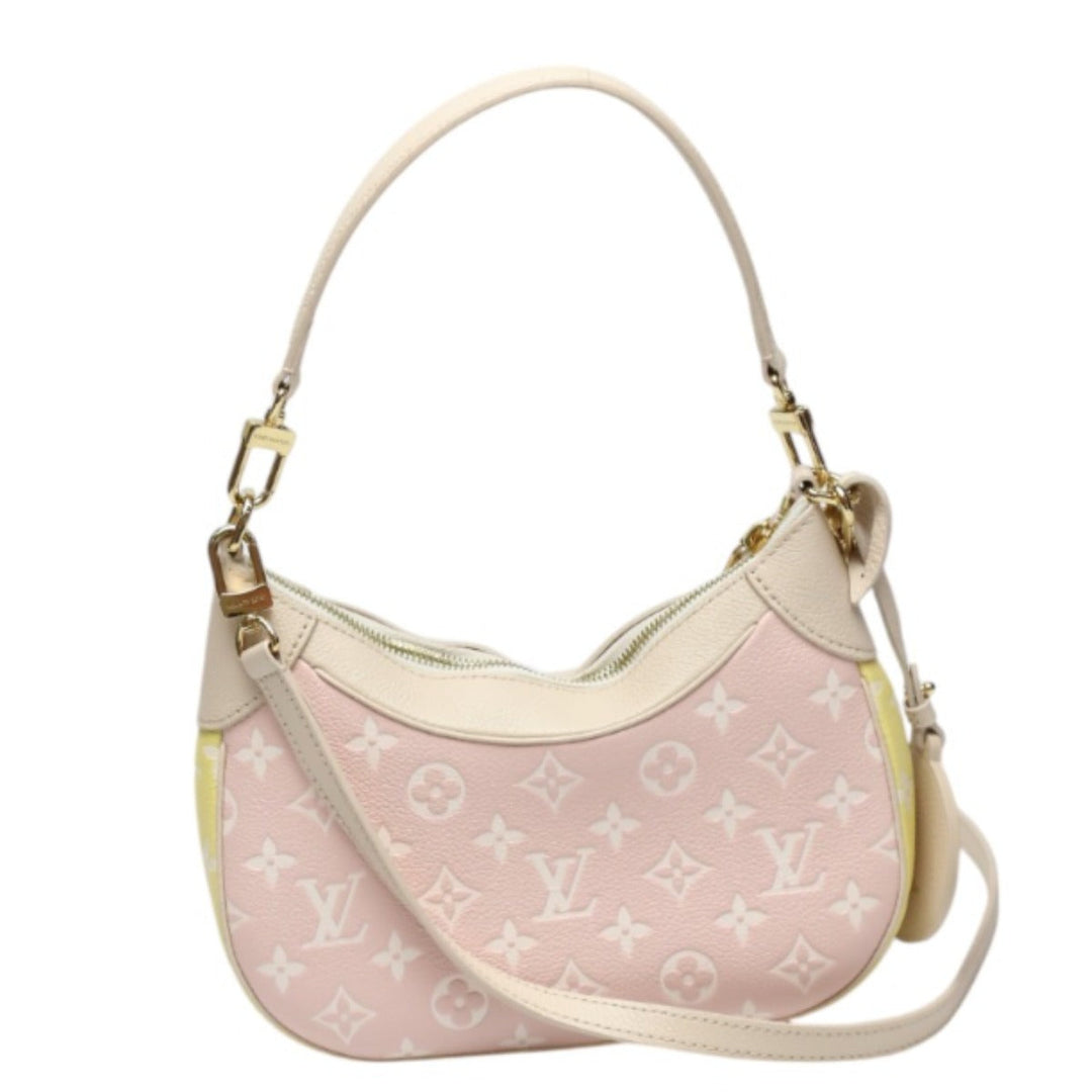 LOUIS VUITTON Pouch M46113 Monogram Empreinte , Leather pink Pochette Accessoires Ann Platt Bagatelle NM Women Used Authentic