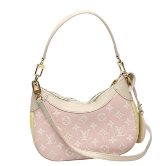 LOUIS VUITTON Pouch M46113 Monogram Empreinte , Leather pink Pochette Accessoires Ann Platt Bagatelle NM Women Used Authentic