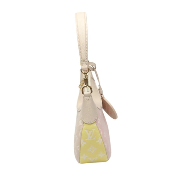 LOUIS VUITTON Pouch M46113 Monogram Empreinte , Leather pink Pochette Accessoires Ann Platt Bagatelle NM Women Used Authentic