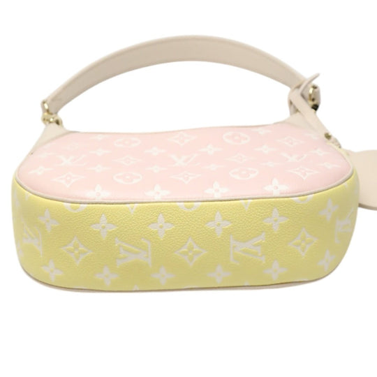 LOUIS VUITTON Pouch M46113 Monogram Empreinte , Leather pink Pochette Accessoires Ann Platt Bagatelle NM Women Used Authentic