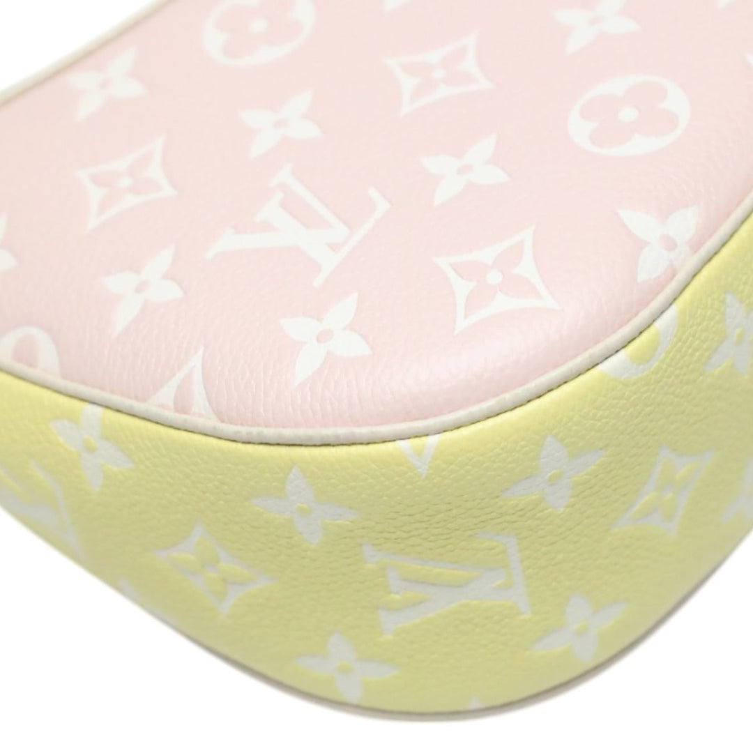 LOUIS VUITTON Pouch M46113 Monogram Empreinte , Leather pink Pochette Accessoires Ann Platt Bagatelle NM Women Used Authentic