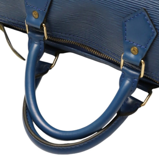 LOUIS VUITTON Handbag M43005 Epi Leather Toledo Blue Handbag Epi Speedy 30 Women Used Authentic