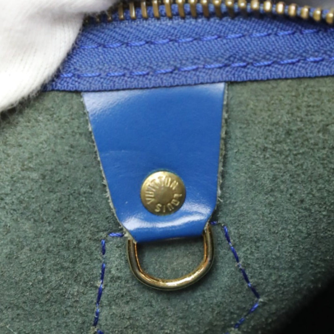 LOUIS VUITTON Handbag M43005 Epi Leather Toledo Blue Handbag Epi Speedy 30 Women Used Authentic